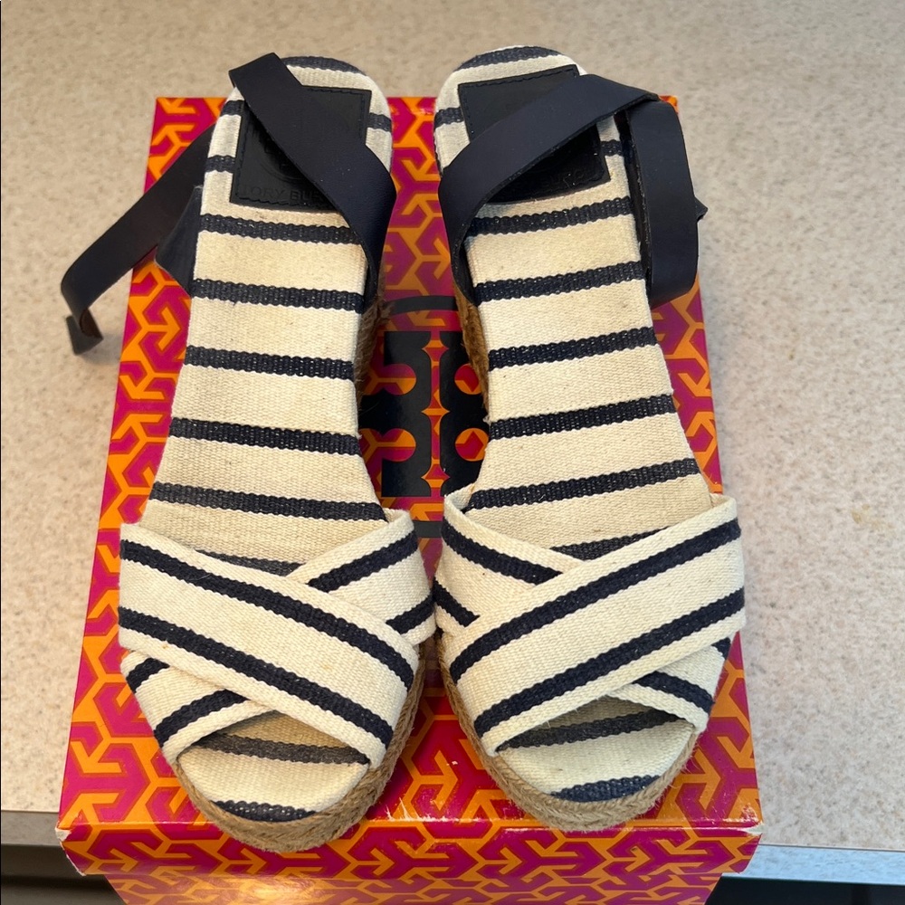 Tory Burch Karissa Espadrille Wedges